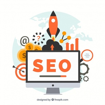 seo elements background in flat style 23 2147763923